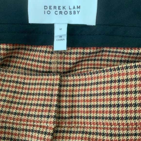 Derek Lam 10 Crosby Corinna Plaid Pants Size 12 $395 - Picture 6 of 7